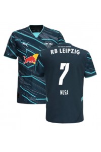 RB Leipzig Antonio Nusa #7 Jalkapallovaatteet Kolmaspaita 2024-25 Lyhythihainen